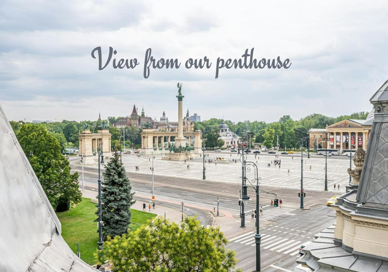 The Grand Penthouse With Stunning View To Heroes Square Апартаменти Будапешт